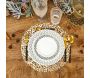 Set de table rond feuillage 38 cm (Lot de 6) - THE HOME DECO FACTORY