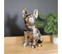 Statuette bouledogue assis en polyrésine Puzzle - DRI-0114