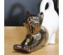 Statuette chat allongé en céramique Zoya - 52,90