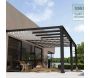 Stores de toit pour pergola effet lin Stockholm - Canopia by Palram