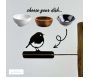 Support pour bol mangeoire en acier corten Bird - 39,90