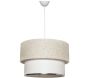 Suspension moderne beige en coton Naia