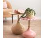 Table d'appoint en métal Candy Swirl - LEITMOTIV