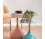 Table d'appoint en métal Candy Swirl - LEITMOTIV