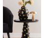 Table d'appoint en métal Golden Flowers - LEITMOTIV