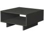 Table basse en aggloméré anthracite Hola