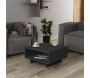 Table basse en aggloméré anthracite Hola - HANAH HOME