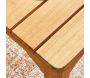 Table basse de jardin en teck Murcia - 329