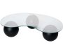 Table basse en verre 120 x 30 x 70 cm Sphere