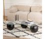 Table basse en verre 120 x 30 x 70 cm Sphere - HANAH HOME