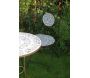 Table et chaises jardin fer forgé céramique 2 personnes - ESSCHERT DESIGN