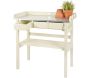 Table de jardinage en pin et zinc - 119