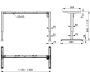 Table motorisée en acier réglable en hauteur - EMU-0350