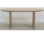 Table ovale en acacia - AUBRY GASPARD