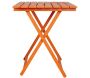 Table pliante 60 x 80 cm en bois Orange