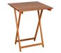 Table pliante 60 x 60 cm en bois