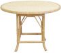 Table ronde en rotin naturel - AUB-6397