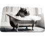 Tapis de bain en polyester Animal 45 x 75 cm