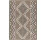 Tapis intérieur extérieur aspect jute bleu Tulum 9054