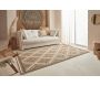 Tapis intérieur extérieur aspect jute noire Tijuana 9041 - 