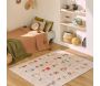 Tapis intérieur à poils courts Alix 736 beige - 