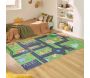 Tapis intérieur à poils courts Alix 738 vert - NAZ-0853