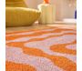 Tapis intérieur à poils longs Swing 382 orange - 7