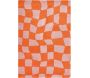 Tapis intérieur à poils longs Swing 383 orange