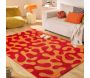 Tapis intérieur à poils longs Swing 384 rouge - NAZ-0813