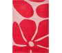 Tapis intérieur à poils longs Swing 385 rouge