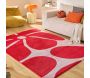 Tapis intérieur à poils longs Swing 385 rouge - NAZ-0826