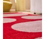 Tapis intérieur à poils longs Swing 381 rouge - 7