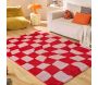 Tapis intérieur à poils longs Swing 383 rouge - NAZ-0794