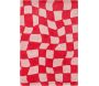 Tapis intérieur à poils longs Swing 383 rouge