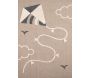 Tapis intérieur en polyester Bambi cerf volant