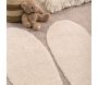 Tapis intérieur en polyester Fantine lapin - 