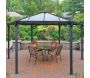 Tonnelle de jardin hexagonale en aluminium et polycarbonate Monaco - 6