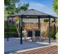 Tonnelle de jardin hexagonale en aluminium et polycarbonate Monaco - Canopia by Palram