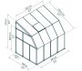 Véranda en aluminium blanc et polycarbonate Sun Room - PAA-0399