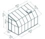 Véranda en aluminium blanc et polycarbonate Sun Room - PAA-0401